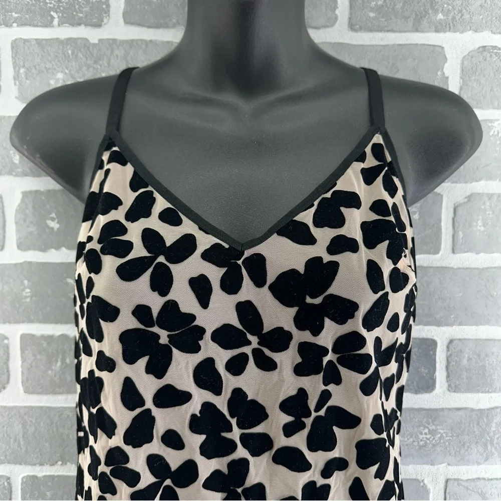 Victoria’s Secret Floral Velvet Mesh Slip‎ Dress Size small